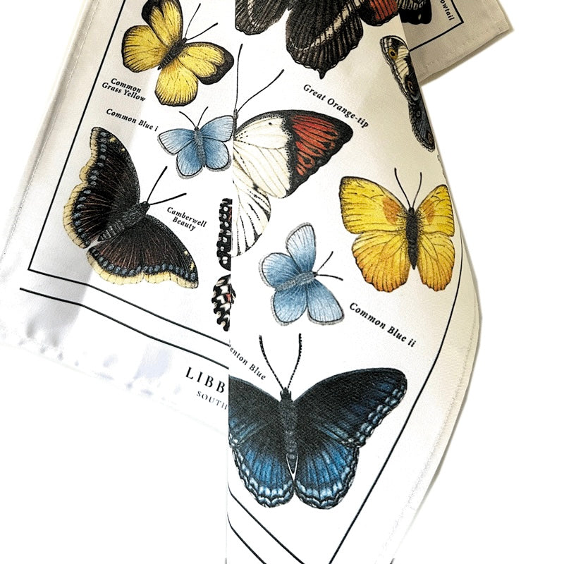 Set Of “LEPIDOPTERA PRINT” Cotton Tea Towels Shop WAKOYO