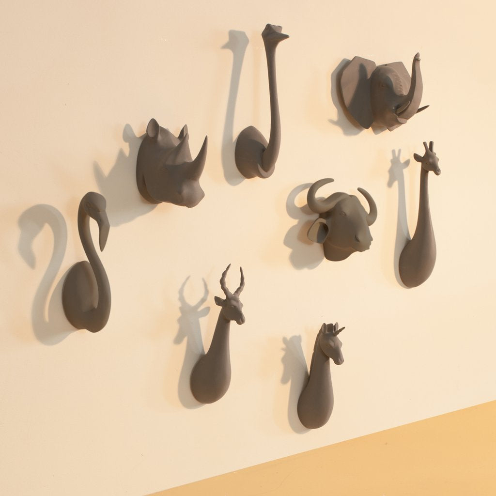 Wooden animal wall hooks sale