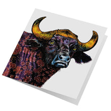 Load image into Gallery viewer, A Set of Greeting Cards (Big 5-Elephant, Rhino, Lion, Leopard and Buffalo)