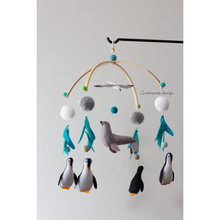 Load image into Gallery viewer, Penguin Party V1.0 - Baby Nursery Mobile
